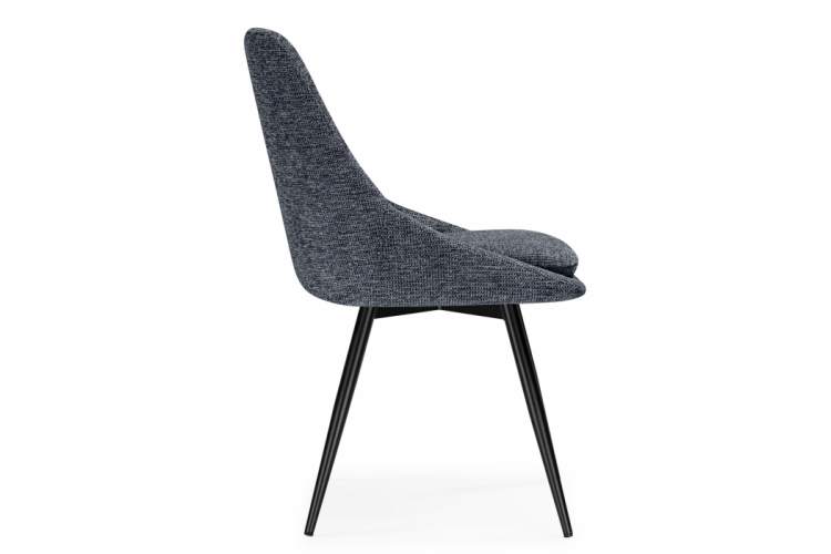 Стул на металлокаркасе Avian вращающийся темно-серый / черный-6