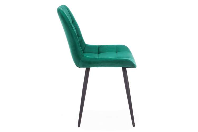 Стул на металлокаркасе Челси 360 К зеленый (zd 667) / черный np-5