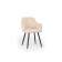 Стул на металлокаркасе Эолин 360 бежевый (glory 03) / черный