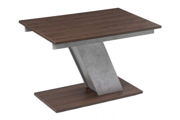 Стол деревянный Тирион бетон чикаго серый / дуб гладстоун табак