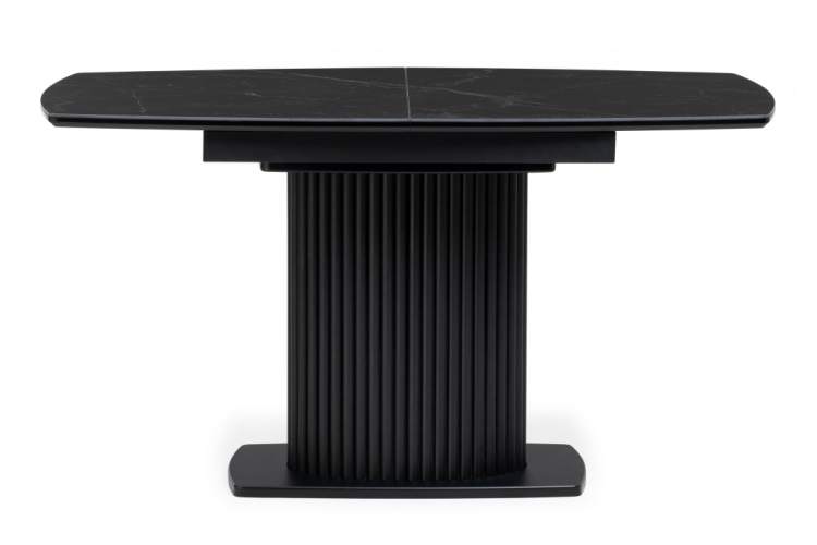 Керамический стол Фестер 140 черный мрамор / черный-6