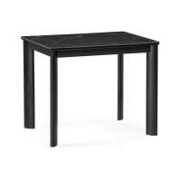 Керамический стол Кина 90(130)х65х76 shakespeare black / черный
