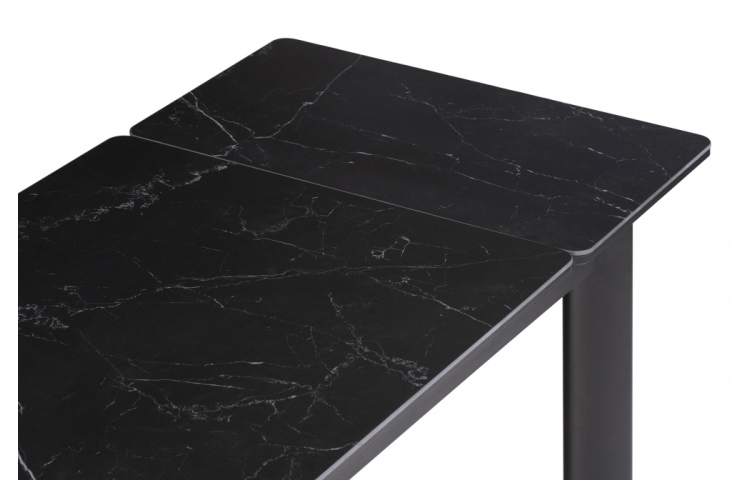 Керамический стол Кина 90(130)х65х76 shakespeare black / черный-6