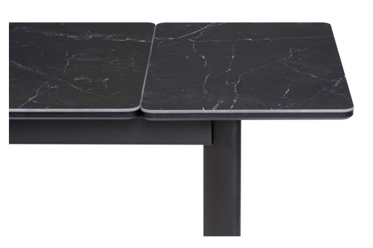 Керамический стол Кина 90(130)х65х76 shakespeare black / черный-7