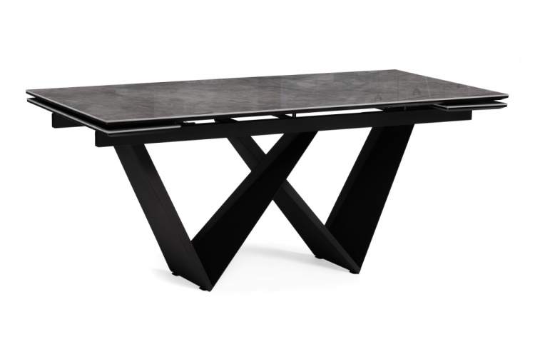 Керамический стол Бор 180(240)х90х78 baolai / черный