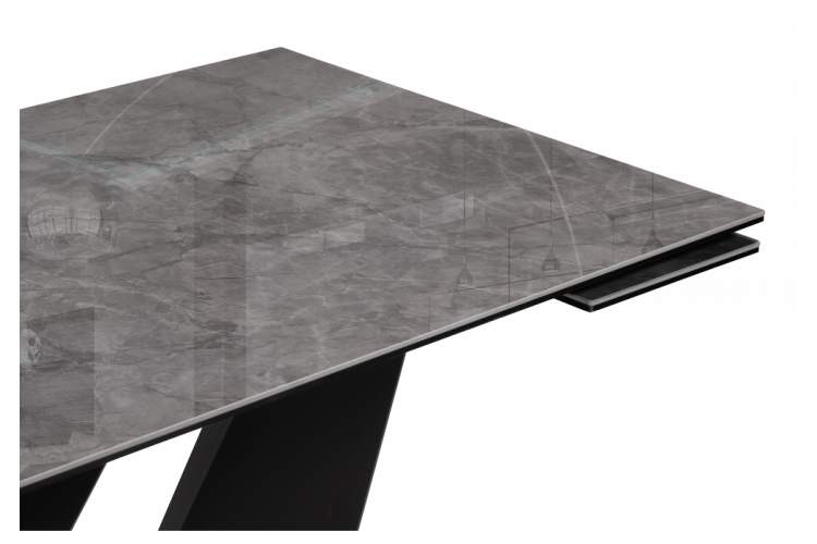 Керамический стол Бор 180(240)х90х78 baolai / черный-5