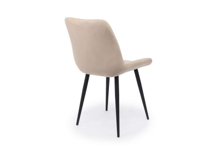 Стул на металлокаркасе Седа бежевый (zd 210) / черный np-5