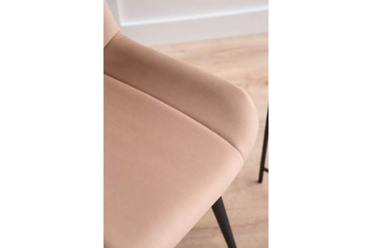 Стул на металлокаркасе Седа бежевый (zd 210) / черный np-7