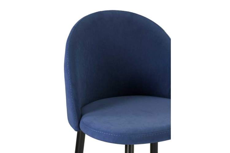 Барный стул Амизуре темно-синий / черный матовый-4