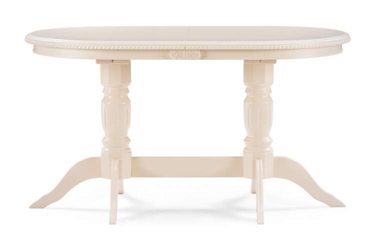 Стол деревянный Эритрин овальный бежевый-1