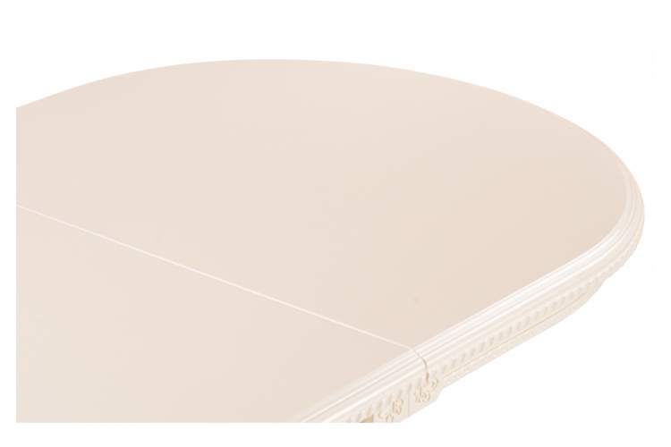 Стол деревянный Эритрин овальный бежевый-6