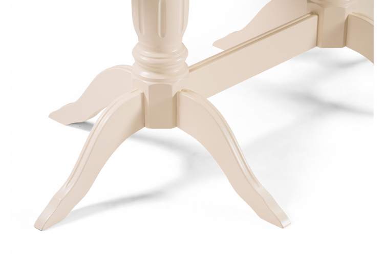 Стол деревянный Эритрин овальный бежевый-7