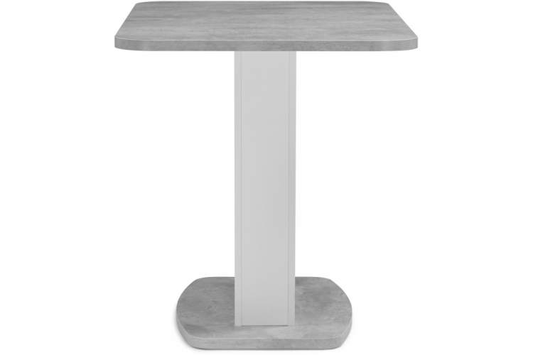 Стол деревянный Комфорт цемент светлый / белый-4