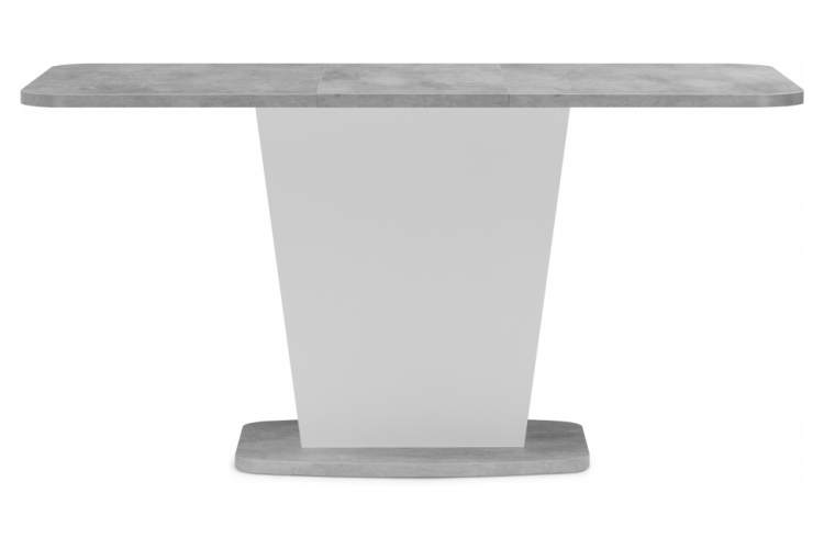 Стол деревянный Комфорт цемент светлый / белый-5