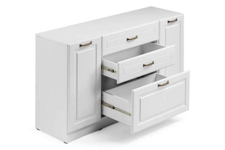 Комод Ливерпуль белый / ясень ваниль НМ-1012-100-3