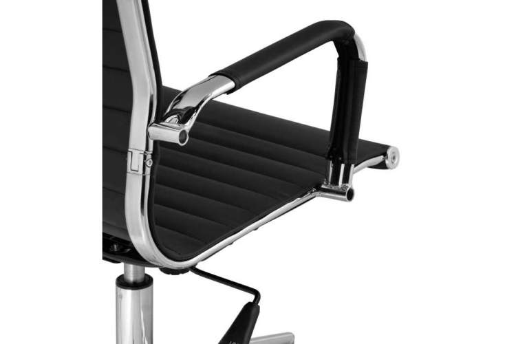Компьютерное кресло Reus pu black / chrome-7