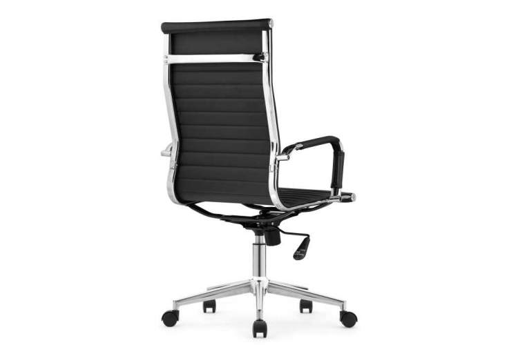 Компьютерное кресло Reus pu black / chrome-4