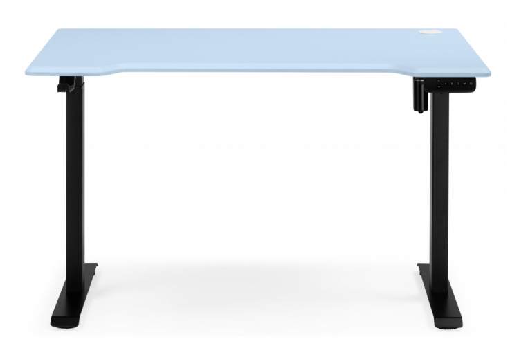 Компьютерный стол Маркос 120х75 голубой / черный-2