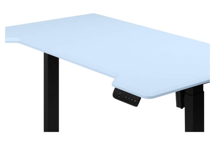 Компьютерный стол Маркос 120х75 голубой / черный-6