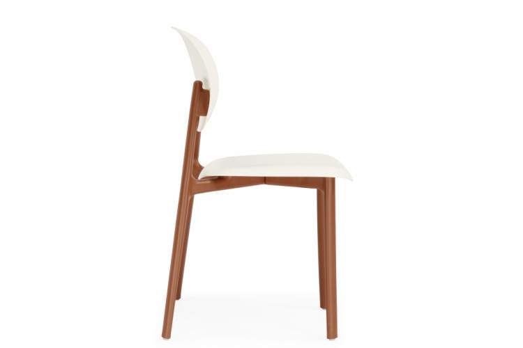 Пластиковый стул Mokka brown / milky-10