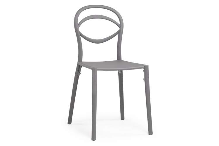 Пластиковый стул Simple gray