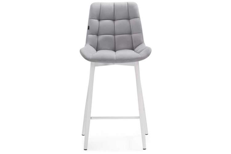 Алст светло-серый / белый Барный стул-1