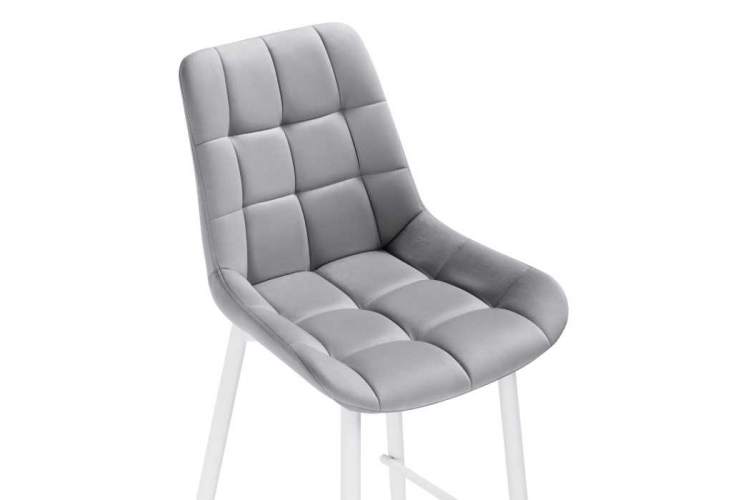 Алст светло-серый / белый Барный стул-4