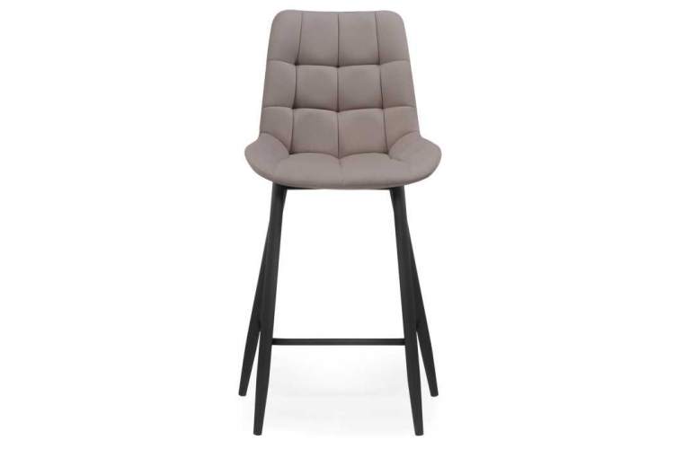 Алст велюр латте / черный Барный стул-1
