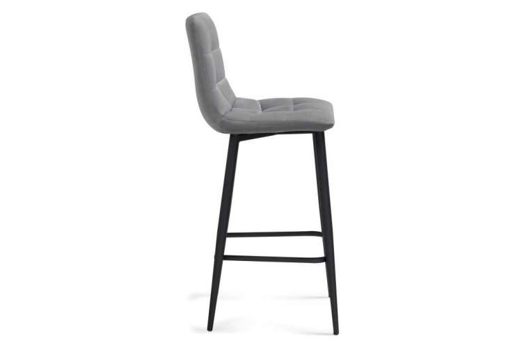 Барный стул Чилли К темно-серый / черный-2