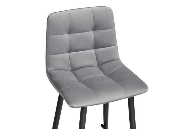Барный стул Чилли К темно-серый / черный-4