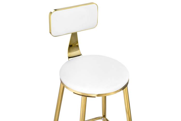 Барный стул Persi white / gold-5