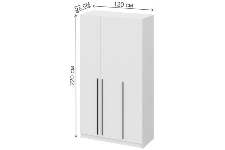 Шкаф Бирма ШК-1200 белое дерево / белое дерево-1