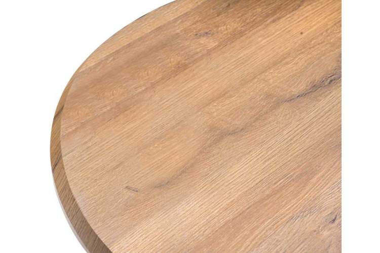 Стол деревянный Абилин 90 дуб вотан / черный матовый-3