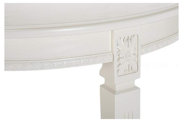 Стол деревянный Aviano молочный без патины-7