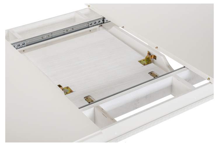 Стол деревянный Aviano молочный без патины-9