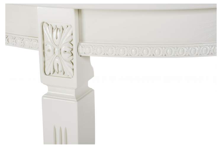 Стол деревянный Aviano молочный без патины-11