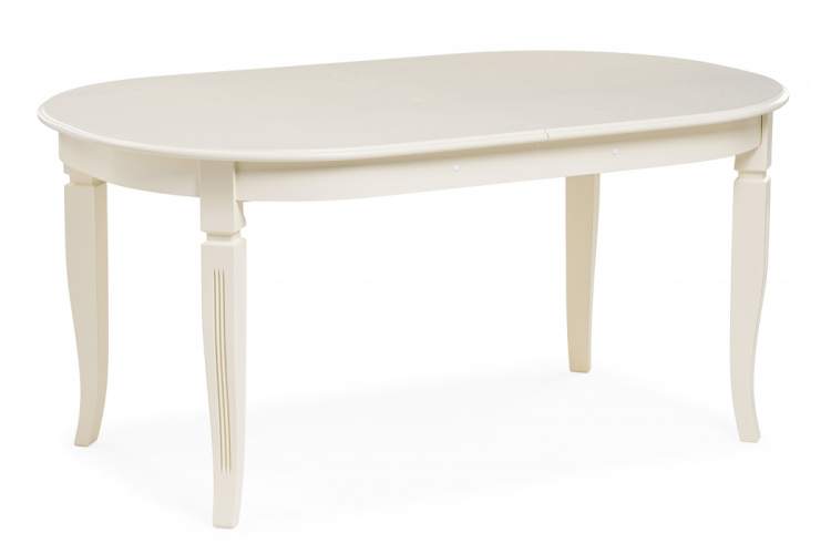 Стол деревянный Aviano овальный слоновая кость