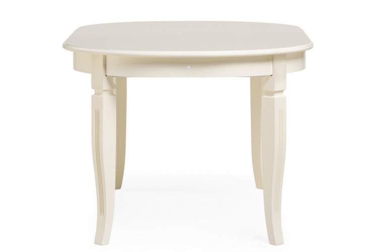 Стол деревянный Aviano овальный слоновая кость-9