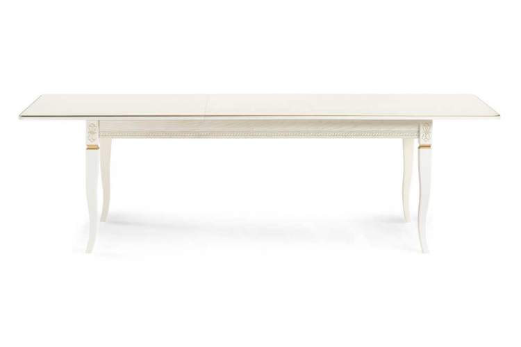 Стол деревянный Балмет молочный / золото-3