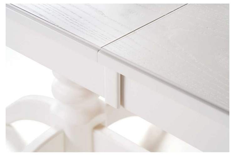 Стол деревянный Красидиано молочный-5