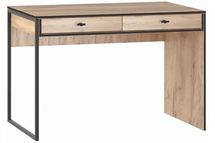 Стол деревянный Брут 6 крафт золотой / черный-8