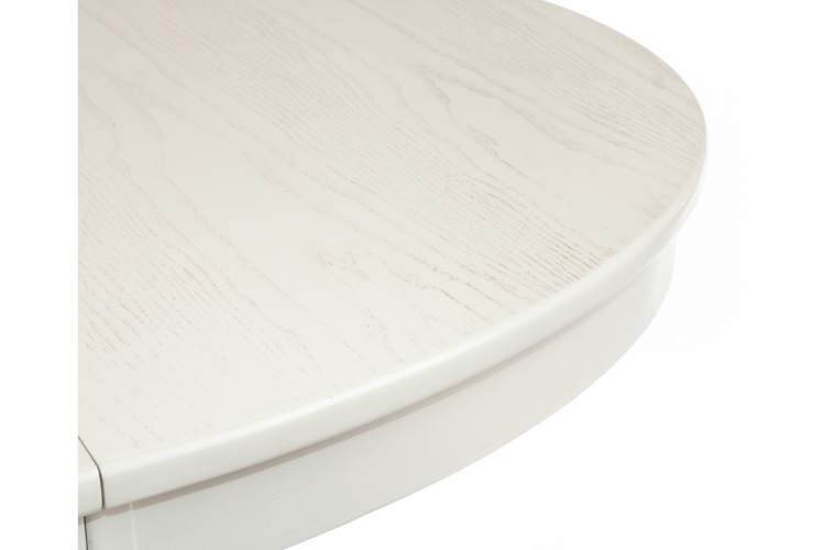 Стол деревянный Arno молочный с золотой патиной-11