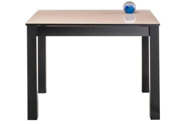 Стол стеклянный Раймунд бежевый / венге-4