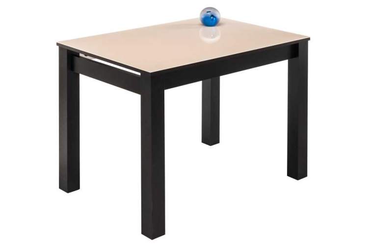 Стол стеклянный Раймунд бежевый / венге-6