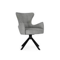 Стул на металлокаркасе Atlanta gray / black крутящийся Стул на металлокаркасе Atlanta gray / black крутящийся