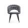 Стул на металлокаркасе Ball dark gray / black