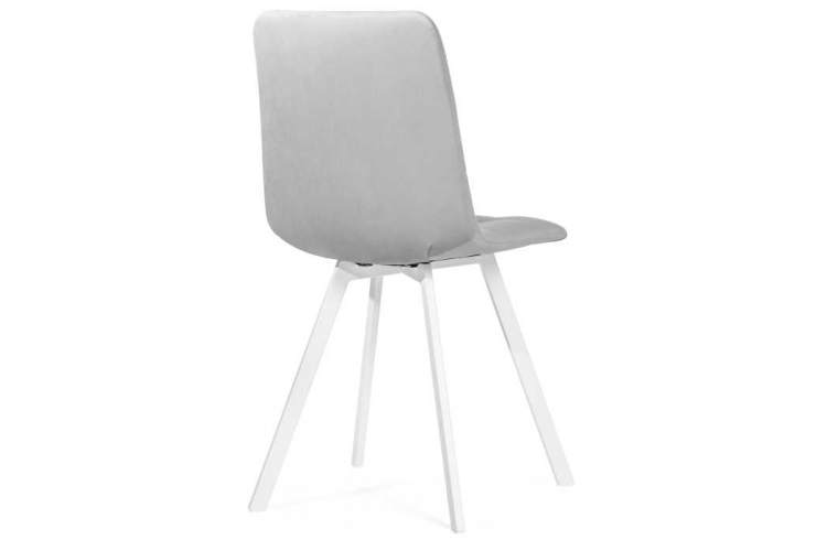 Чилли светло-серый / белый Стул на металлокаркасе-3