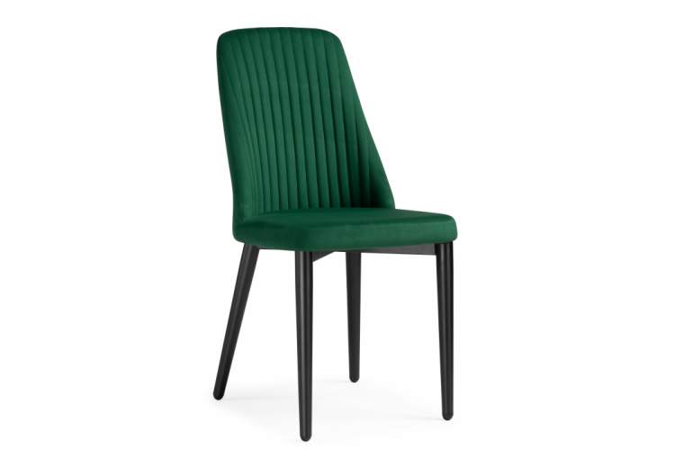 Стул на металлокаркасе Фена R зеленый / черный