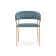 Стул на металлокаркасе Kamelia 1 light blue /gold