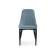 Стул на металлокаркасе Kora light blue / black